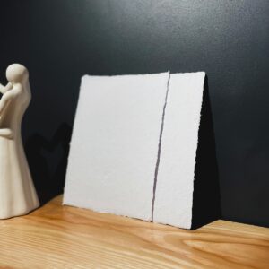 hârtie manuală simplă "pure white" – 13 x 18 cm (set 10 bucăți)