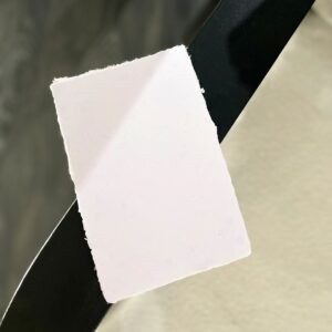 hârtie manuală simplă "pure white" – 10 x 15 cm (set)