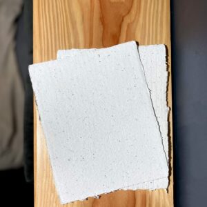 hârtie manuală reciclată "eco crafted" – 13 x 18 cm (set)